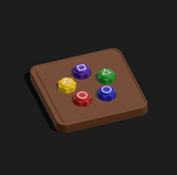 3D Printed Squid Game Gong-Gi Game Set