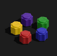 3D Printed Squid Game Gong-Gi Game Set