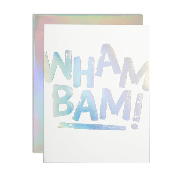Wham Bam! Holla-Gram Thank You Card
